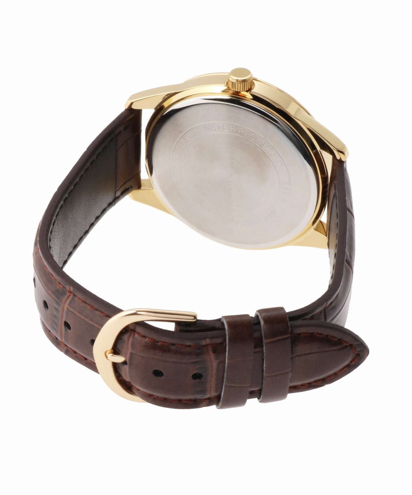 Casio MTP-V005GL-1B Brown Leather Watch for Men-Watch Portal Philippines