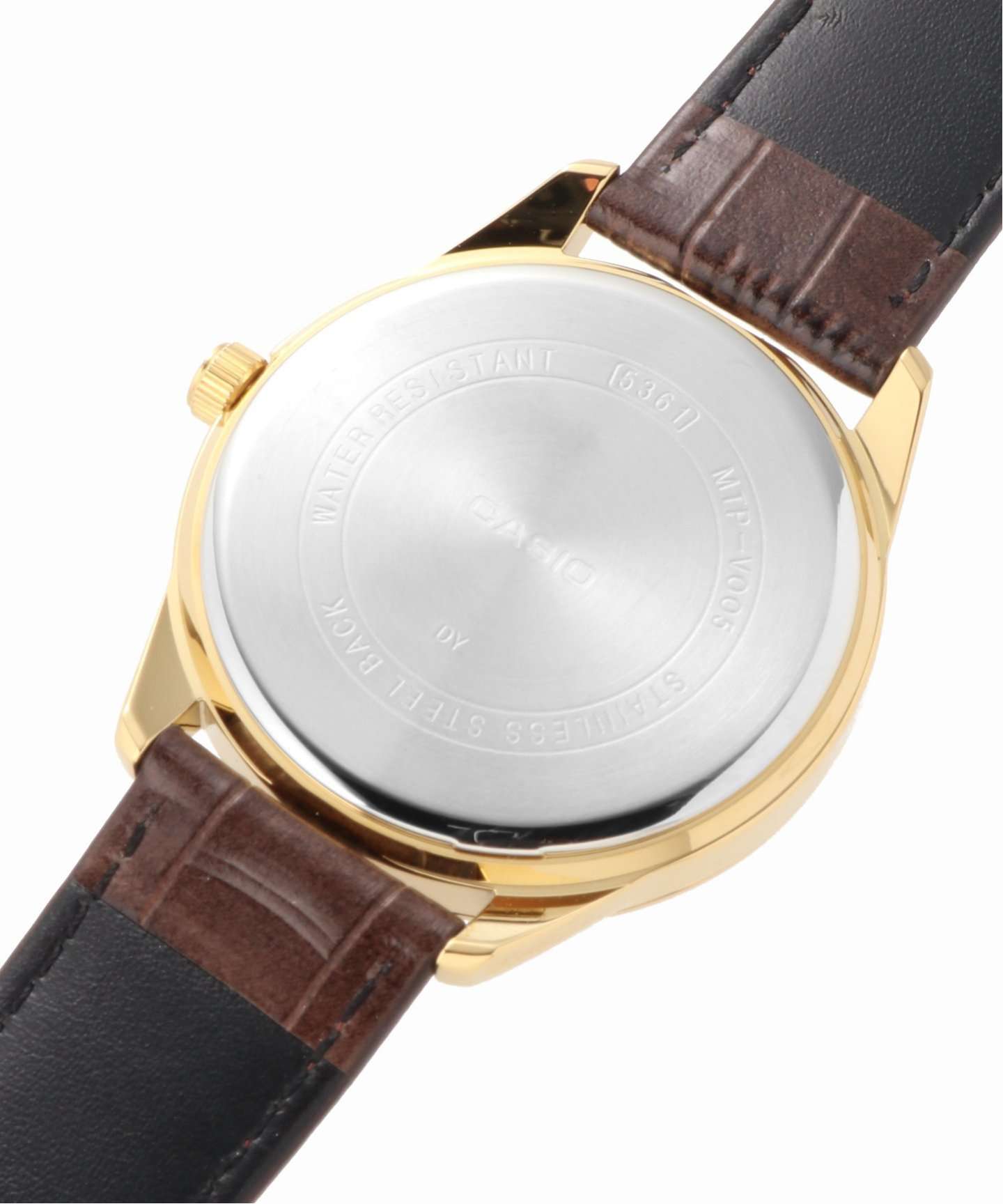 Casio MTP-V005GL-1B Brown Leather Watch for Men-Watch Portal Philippines