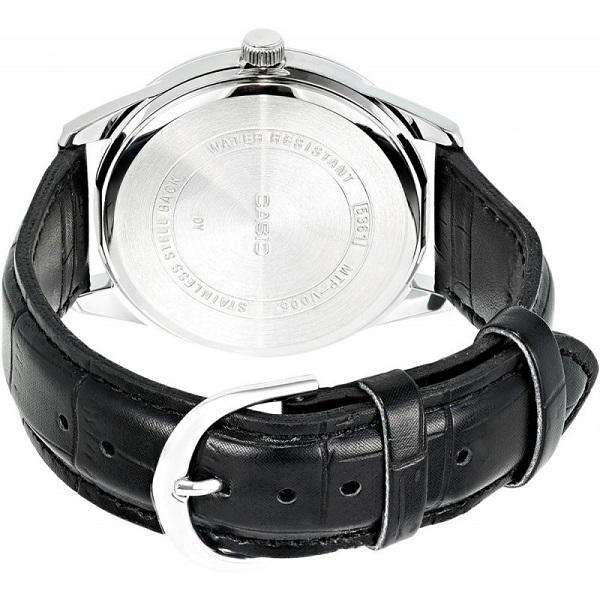 Casio MTP-V005L-1B Black Leather Watch for Men-Watch Portal Philippines