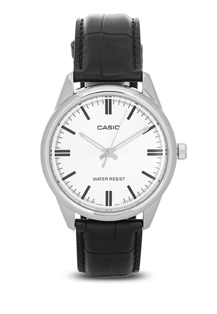 Casio MTP-V005L-7A Analog Leather Strap Watch For Men-Watch Portal Philippines