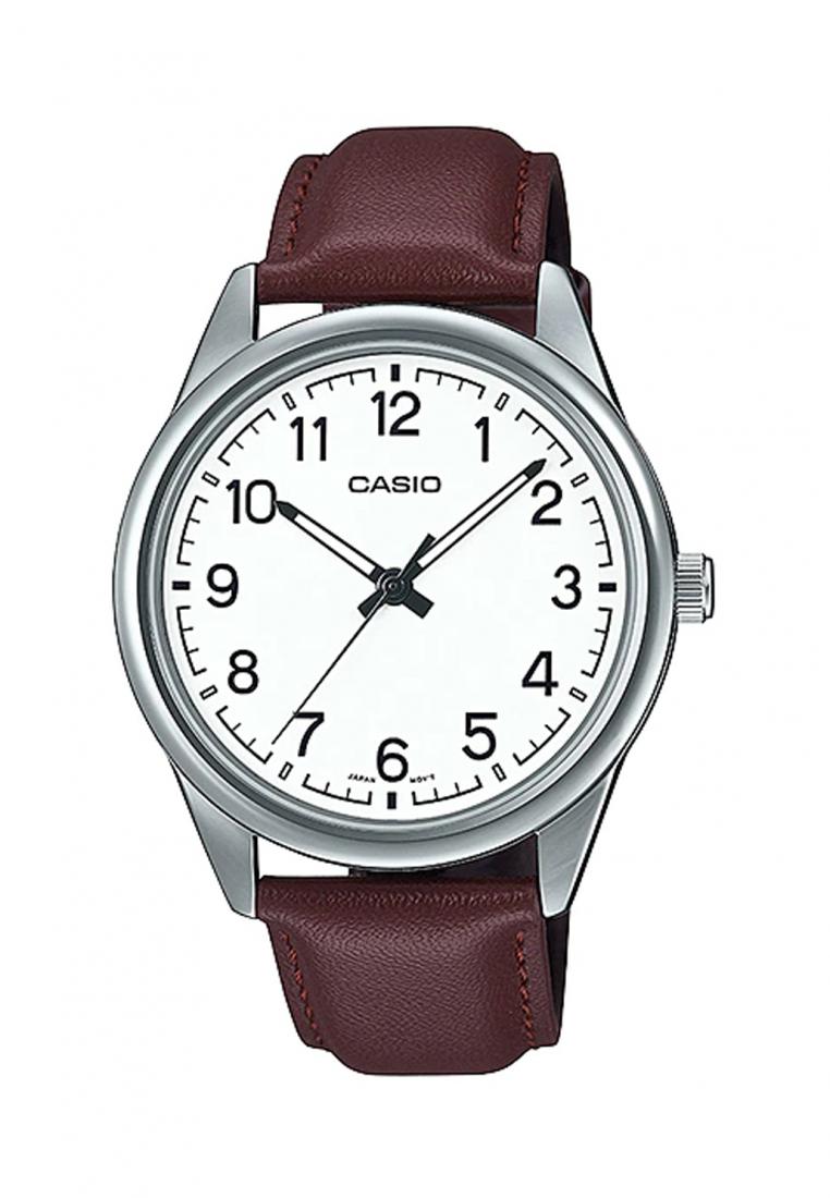 Casio MTP-V005L-7B4 Analog Leather Strap Watch For Men-Watch Portal Philippines