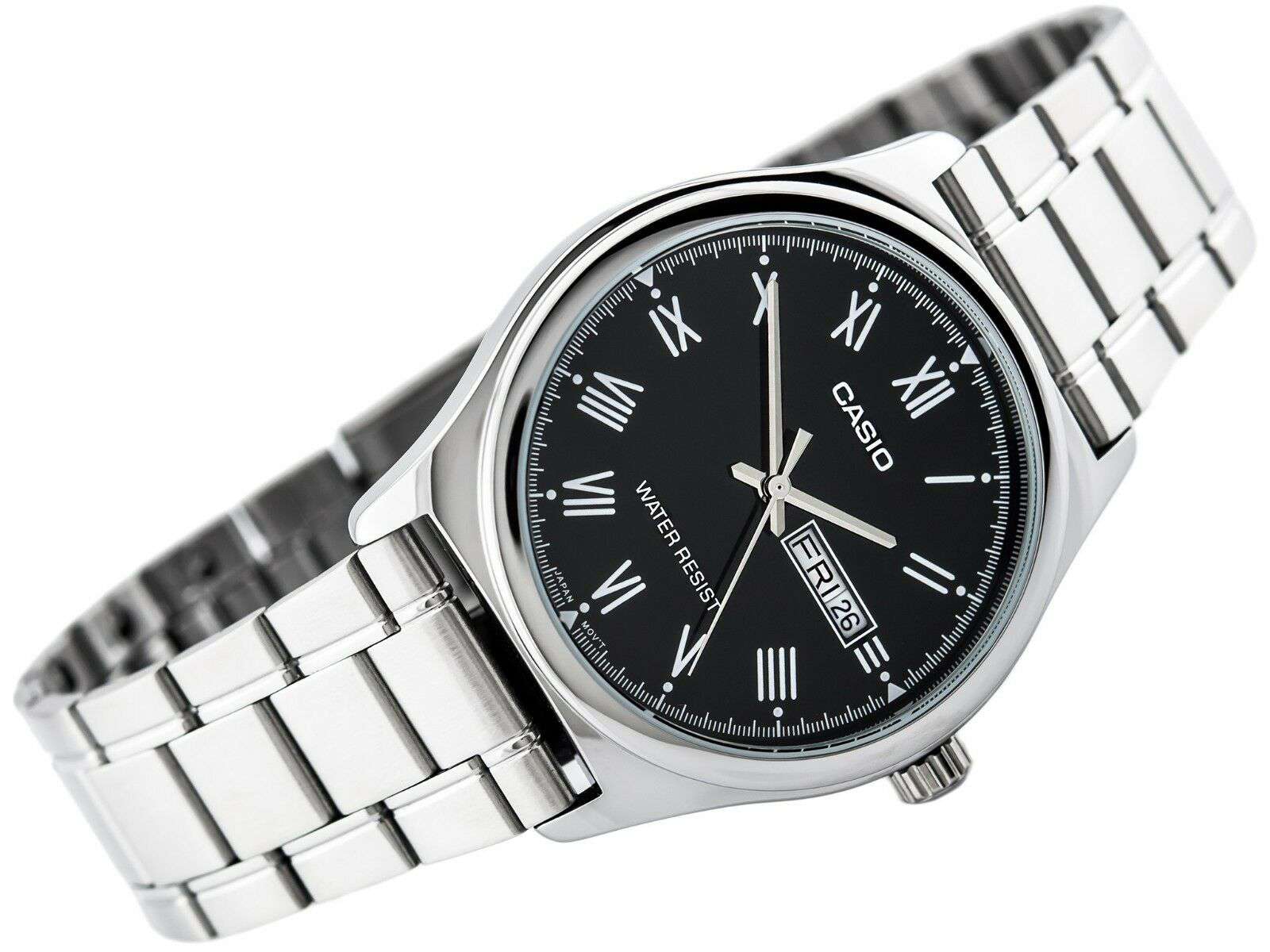 Casio MTP-V006D-1B Silver Stainless Watch for Men-Watch Portal Philippines