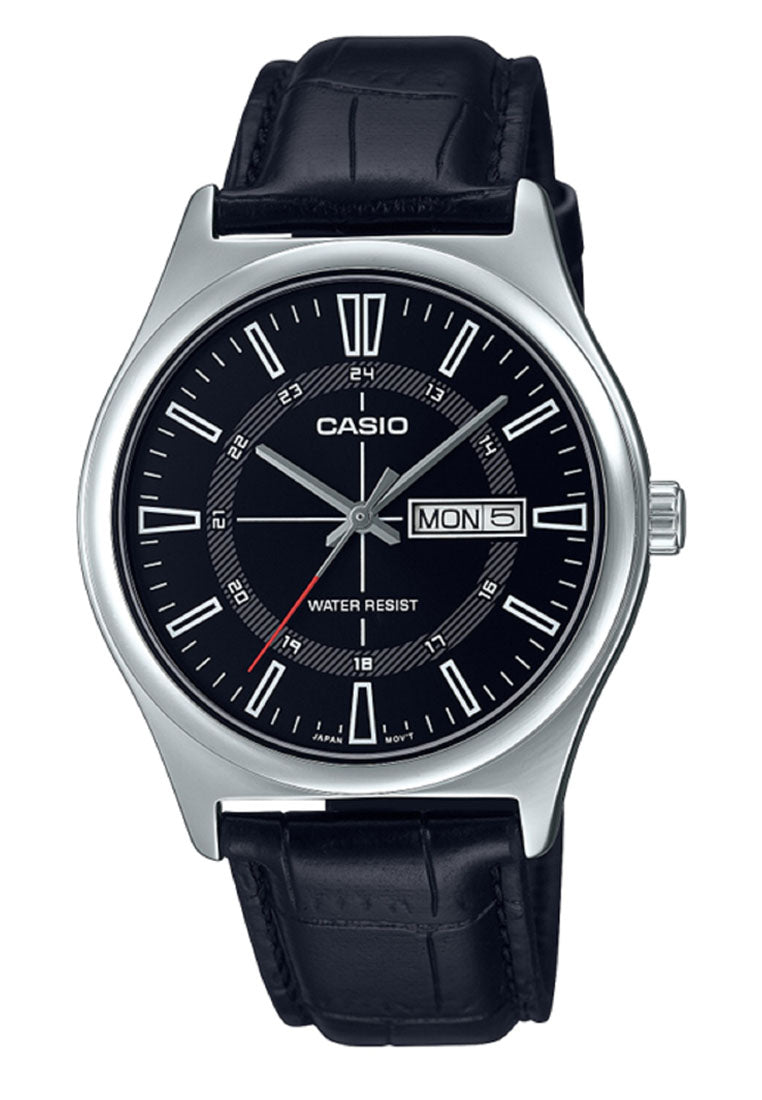 Casio MTP-V006L-1C Analog Leather Strap Watch For Men-Watch Portal Philippines