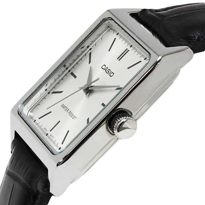 Casio MTP-V007L-7E1 Black Leather Watch for Men-Watch Portal Philippines