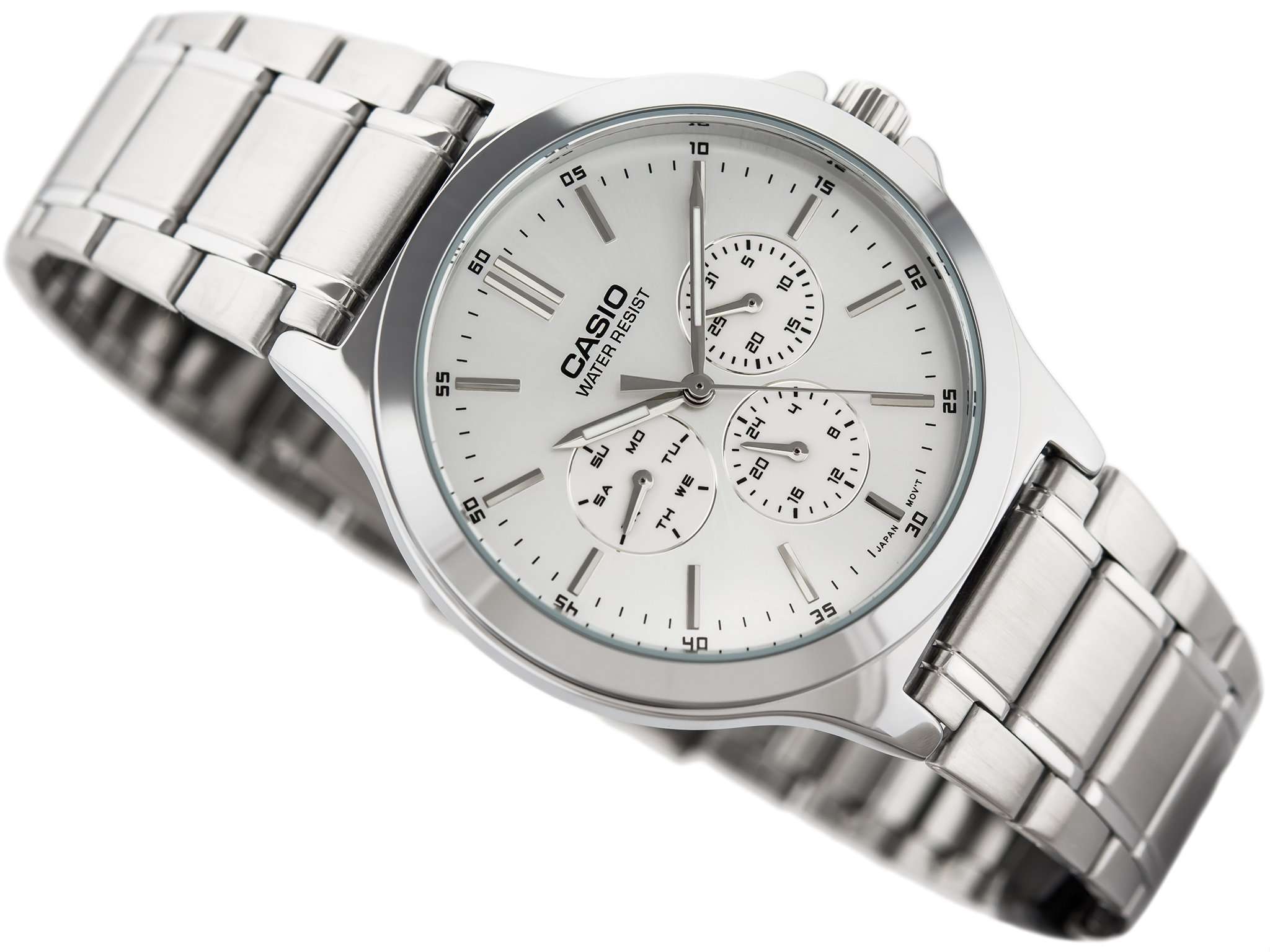 Casio MTP-V300D-7A Silver Stainless Watch for Men-Watch Portal Philippines