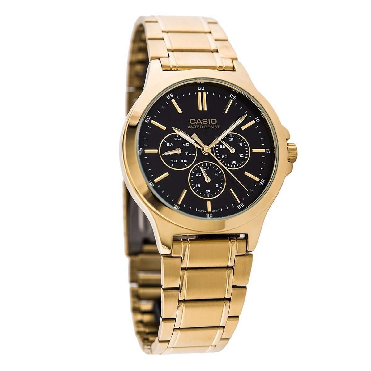 Casio MTP-V300G-1A Gold Stainless Watch for Men-Watch Portal Philippines