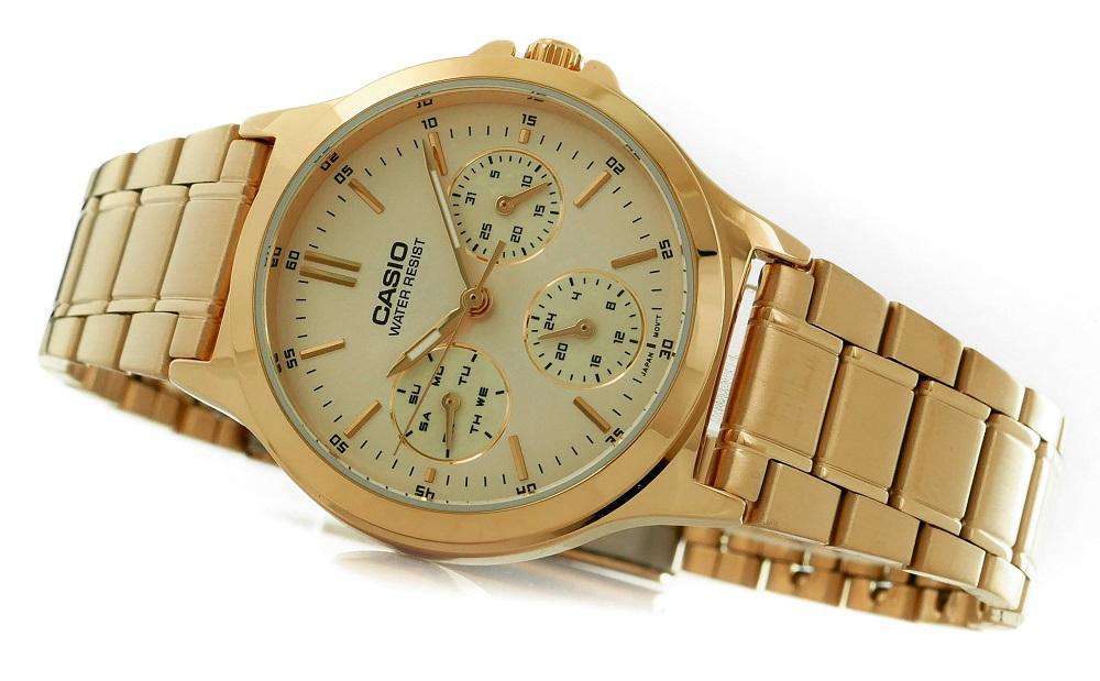 Casio MTP-V300G-9AUDF Gold Stainless Watch for Men-Watch Portal Philippines