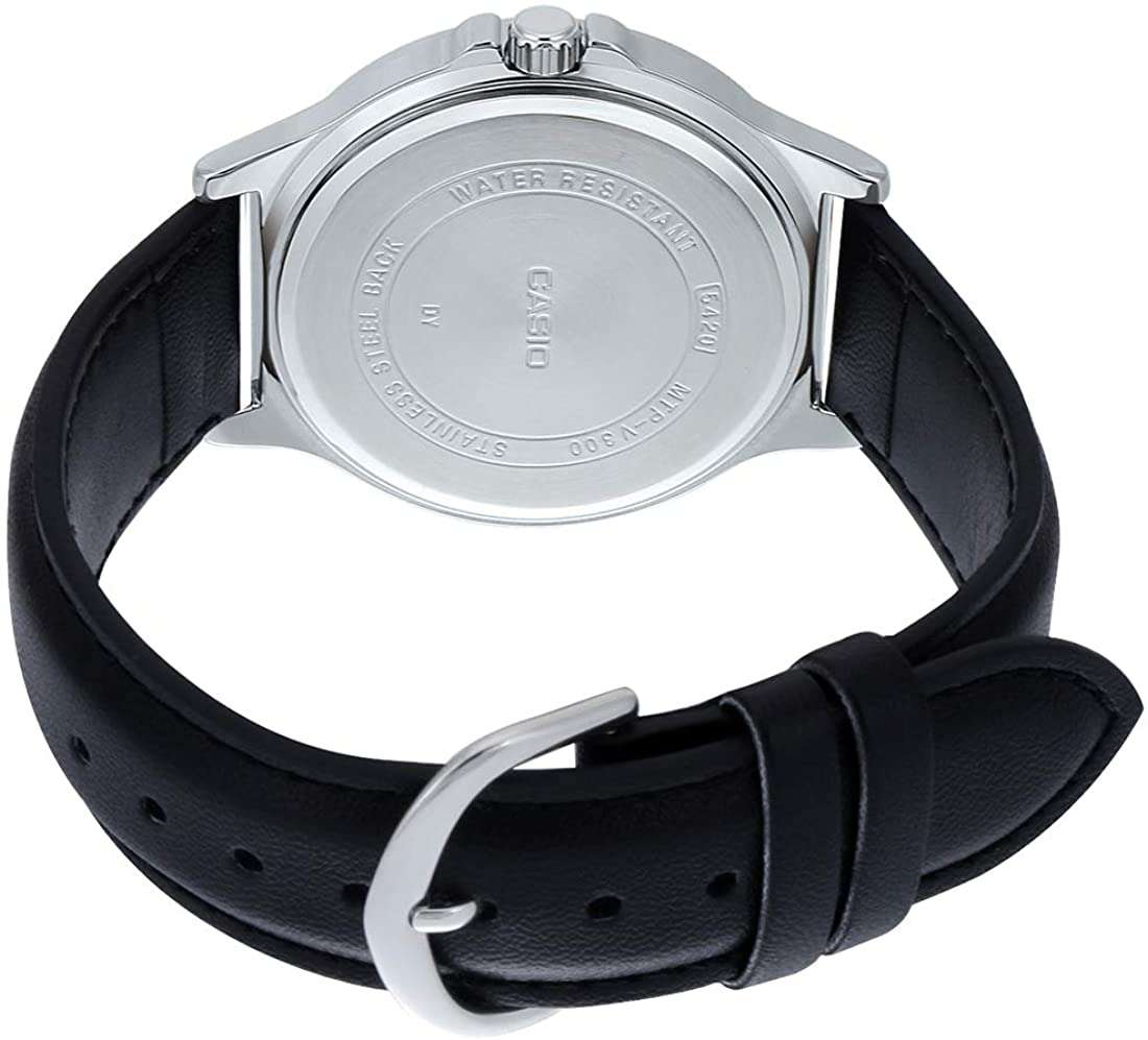 Casio MTP-V300L-2A Leather Strap Watch for Men-Watch Portal Philippines