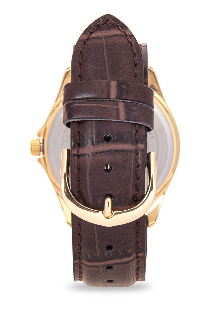 Casio MTP-V301GL-9A Analog Leather Strap Watch For Men-Watch Portal Philippines