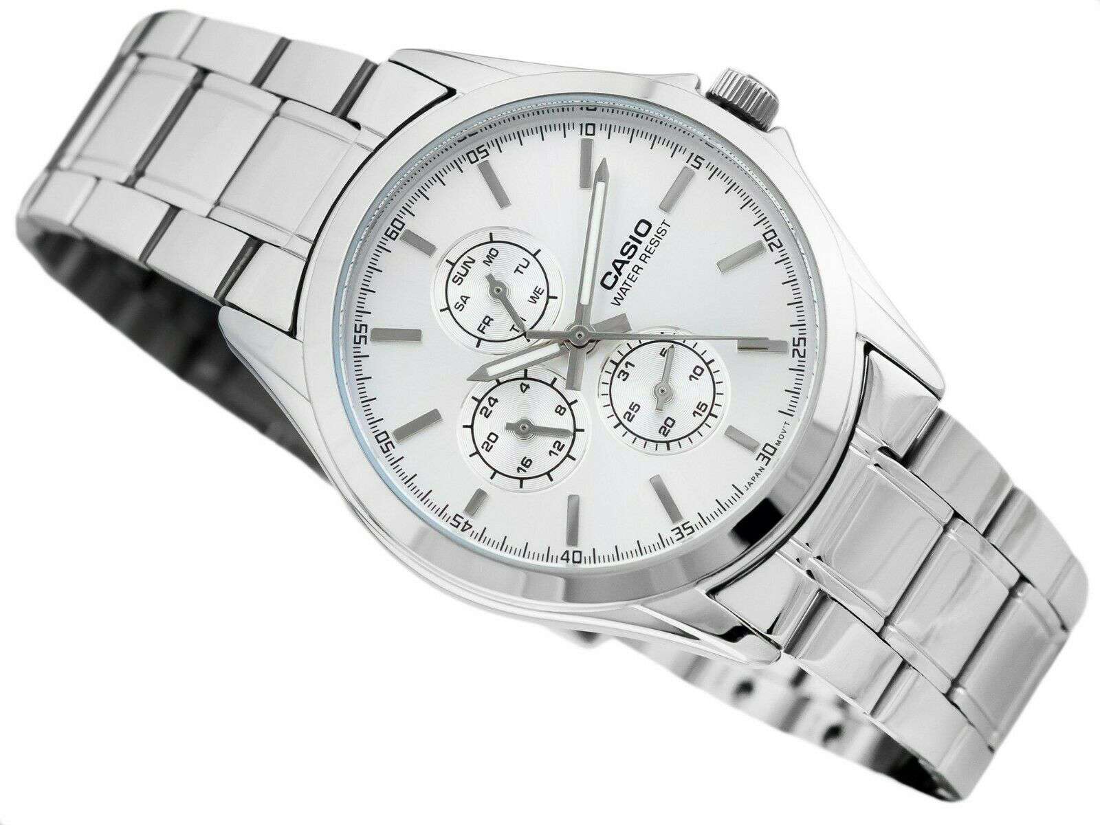 Casio MTP-V302D-7A Silver Stainless Watch for Men-Watch Portal Philippines