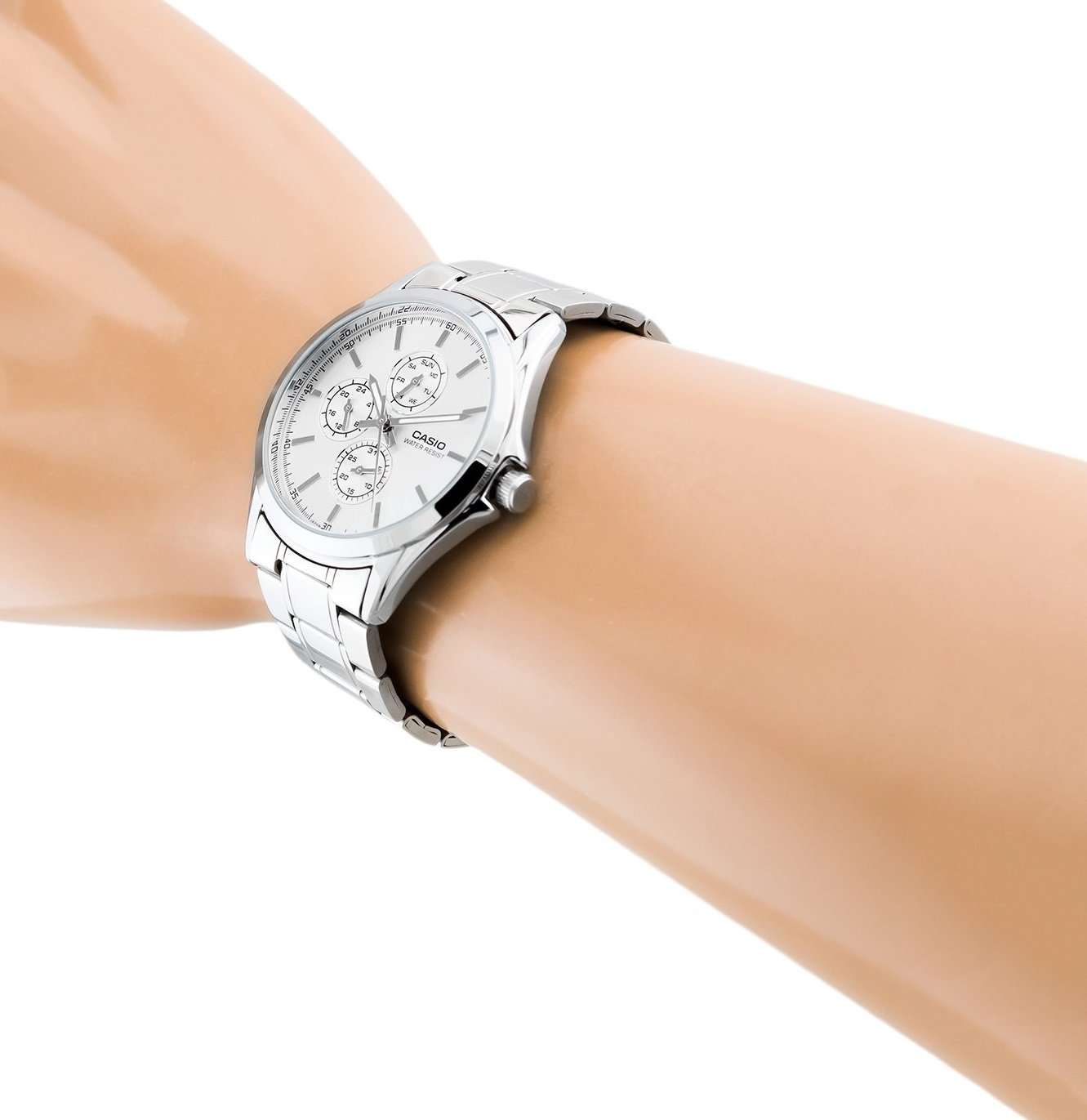 Casio MTP-V302D-7A Silver Stainless Watch for Men-Watch Portal Philippines