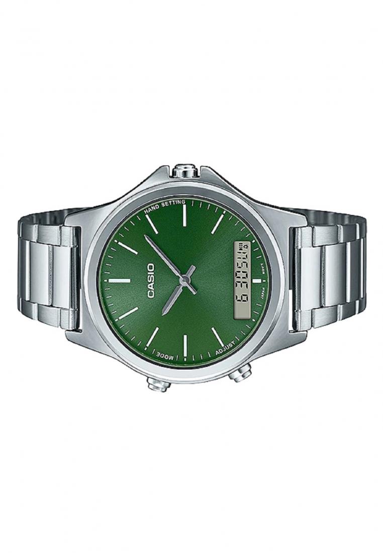 Casio MTP-VC01D-3E Digital Analog Stainless Steel Strap Watch For Men-Watch Portal Philippines