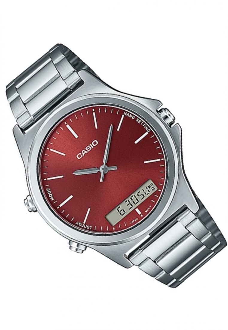 Casio MTP-VC01D-5E Digital Analog Stainless Steel Strap Watch For Men-Watch Portal Philippines
