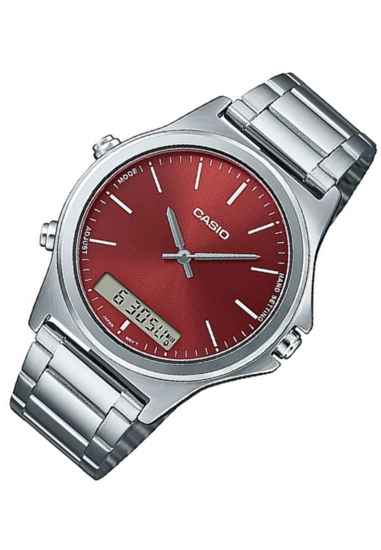 Casio MTP-VC01D-5E Digital Analog Stainless Steel Strap Watch For Men-Watch Portal Philippines