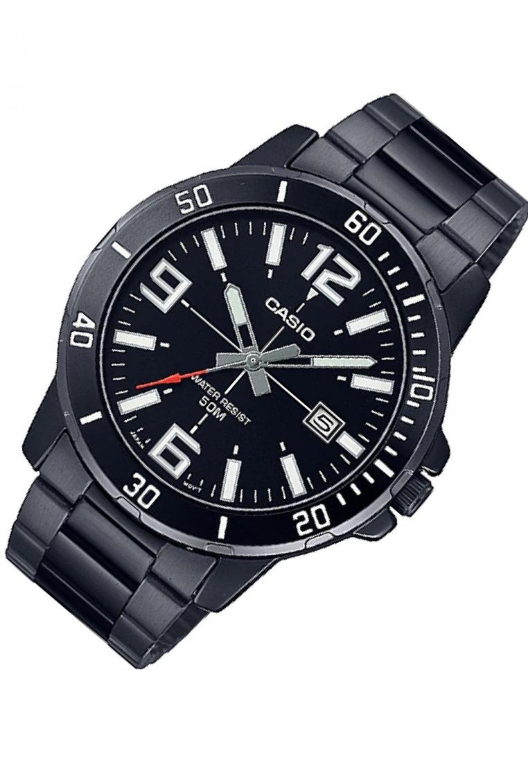Casio MTP-VD01B-1B Analog Stainless Steel Strap Watch For Men-Watch Portal Philippines