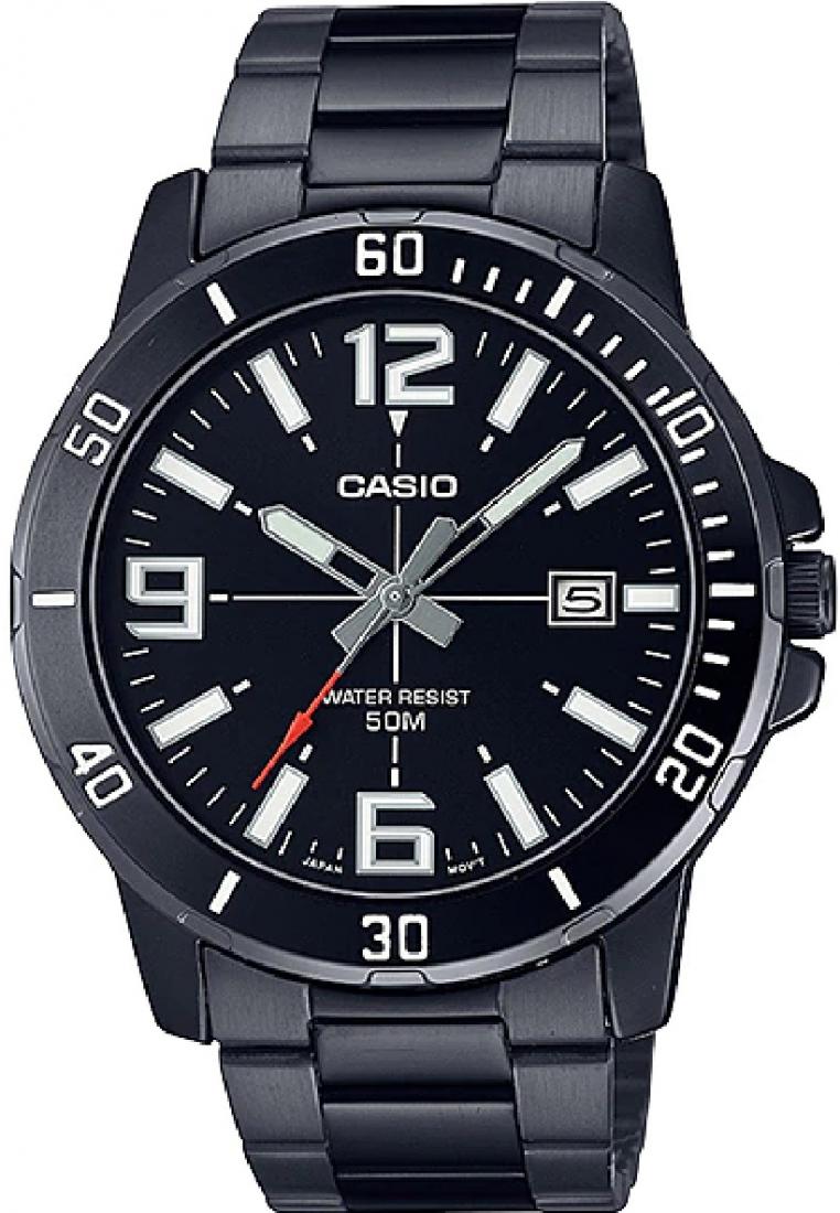 Casio MTP-VD01B-1B Analog Stainless Steel Strap Watch For Men-Watch Portal Philippines