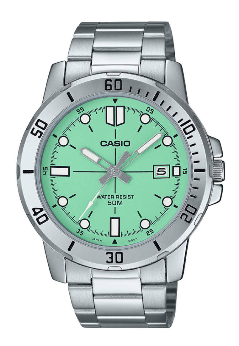 Casio MTP-VD01D-3E1 Analog Stainless Steel Strap Watch For Men-Watch Portal Philippines