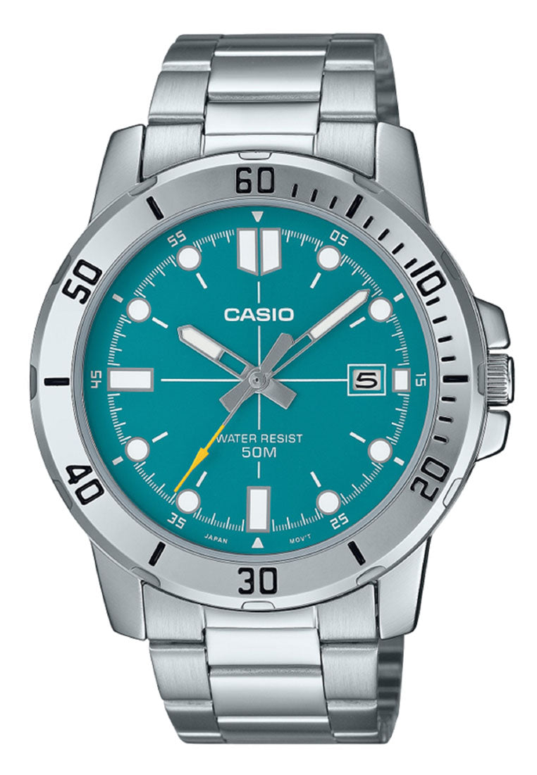 Casio MTP-VD01D-3E2 Analog Stainless Steel Strap Watch For Men-Watch Portal Philippines