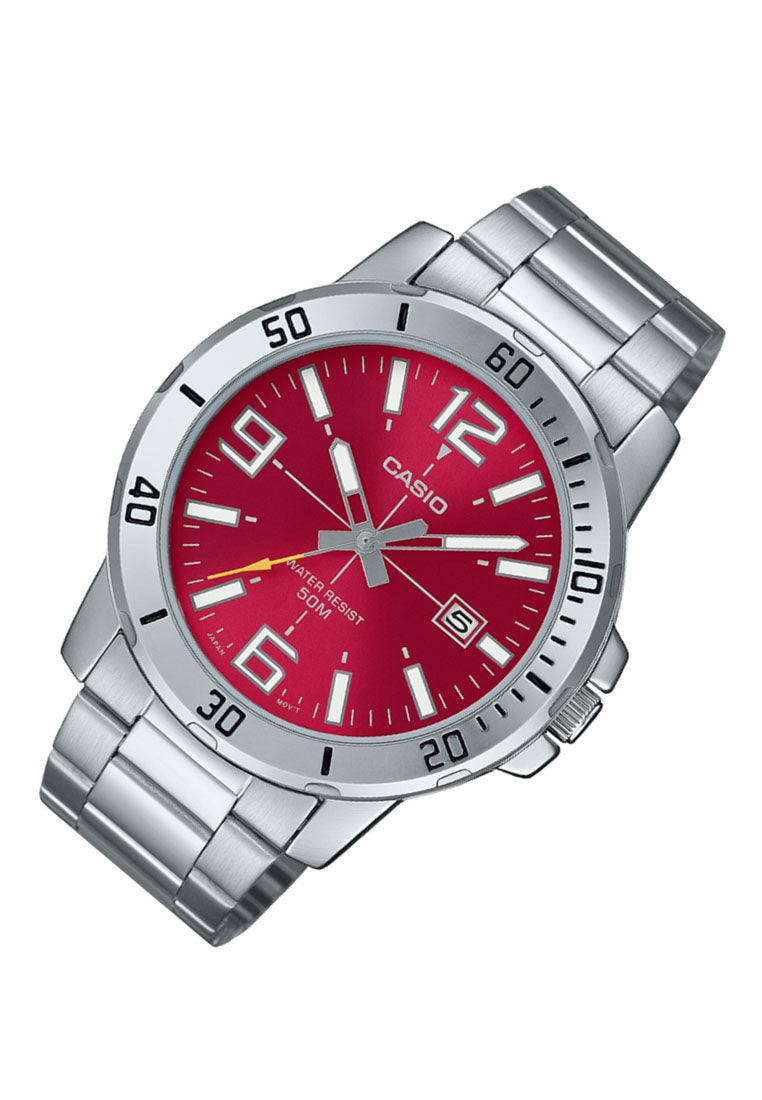 Casio MTP-VD01D-4B Analog Stainless Steel Strap Watch For Men-Watch Portal Philippines