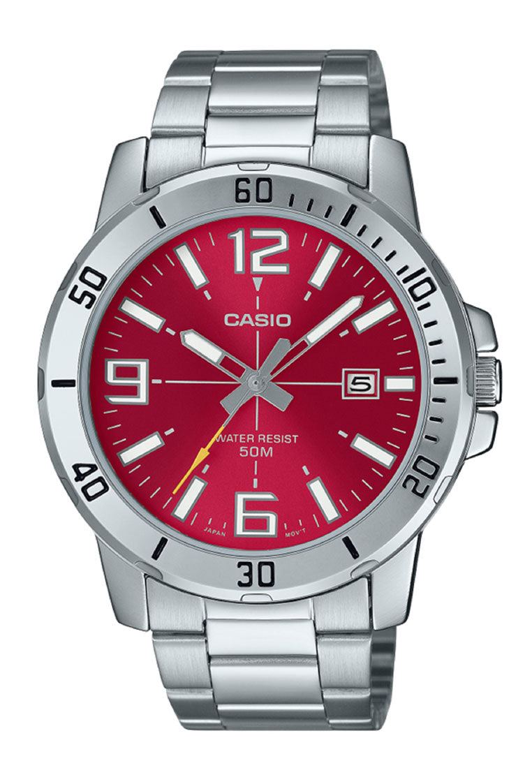 Casio MTP-VD01D-4B Analog Stainless Steel Strap Watch For Men-Watch Portal Philippines