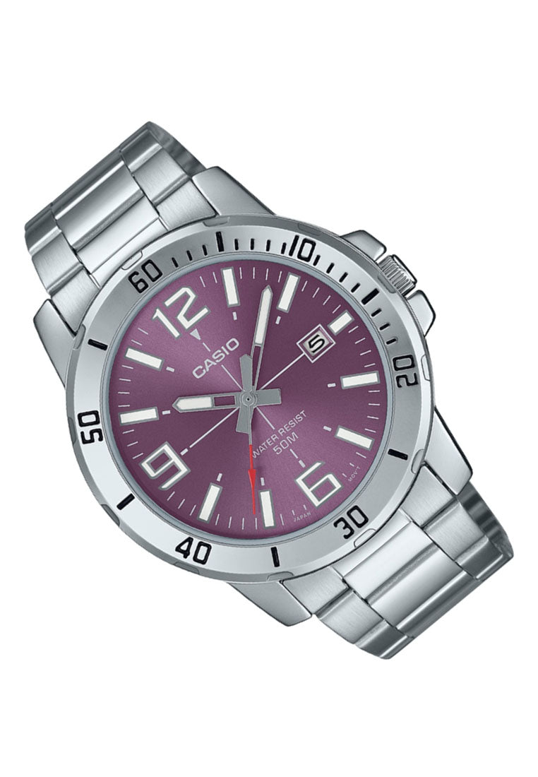Casio MTP-VD01D-6B Analog Stainless Steel Strap Watch For Men-Watch Portal Philippines