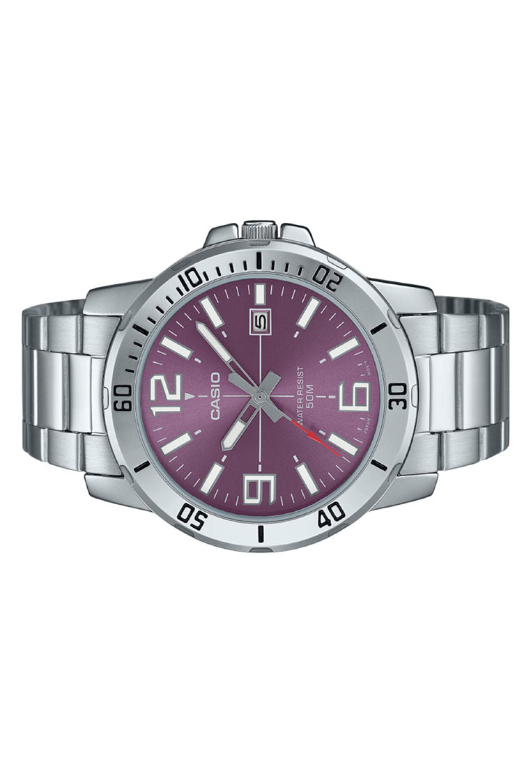 Casio MTP-VD01D-6B Analog Stainless Steel Strap Watch For Men-Watch Portal Philippines