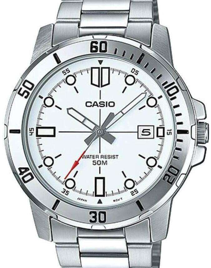 Casio MTP-VD01D-7EVUDF Silver Stainless Watch for Men-Watch Portal Philippines