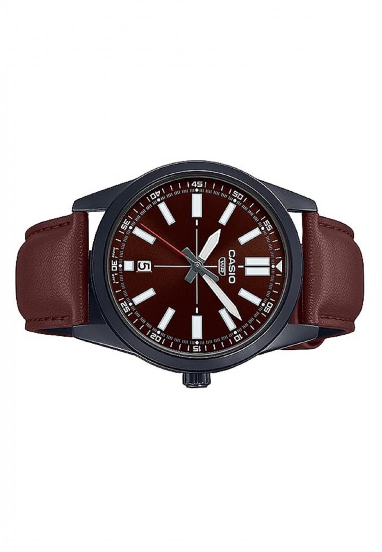 Casio MTP-VD02BL-5E Analog Leather Strap Watch For Men-Watch Portal Philippines