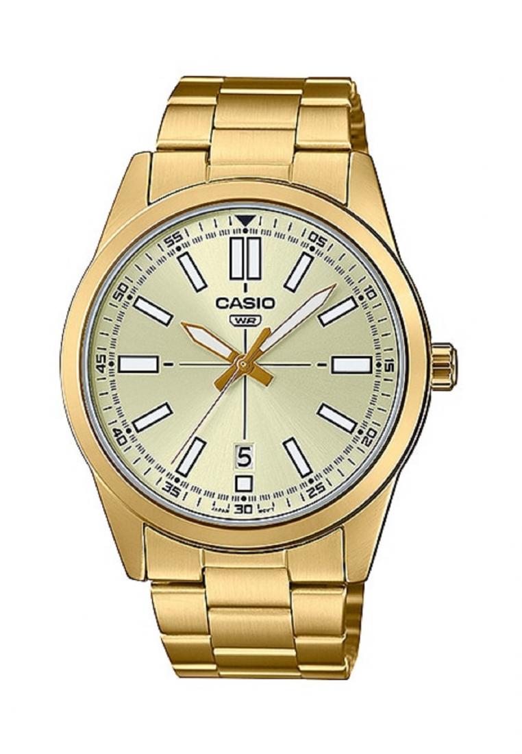Casio MTP-VD02G-9E Analog Stainless Steel Strap Watch For Men-Watch Portal Philippines
