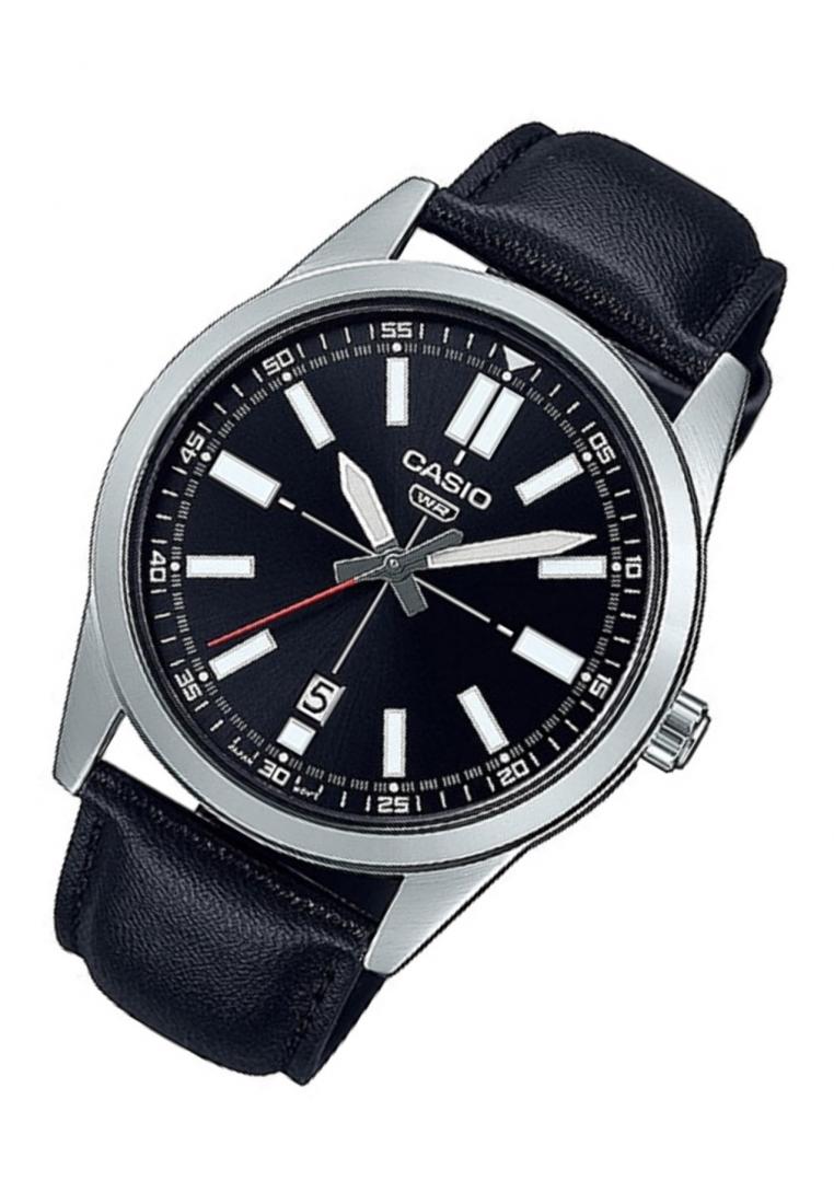 Casio MTP-VD02L-1E Analog Leather Strap Watch For Men-Watch Portal Philippines