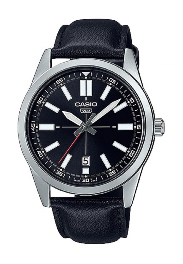 Casio MTP-VD02L-1E Analog Leather Strap Watch For Men-Watch Portal Philippines
