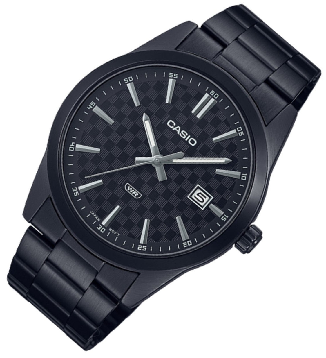 Casio MTP-VD03B-1A Black Stainless Steel Watch for Men-Watch Portal Philippines