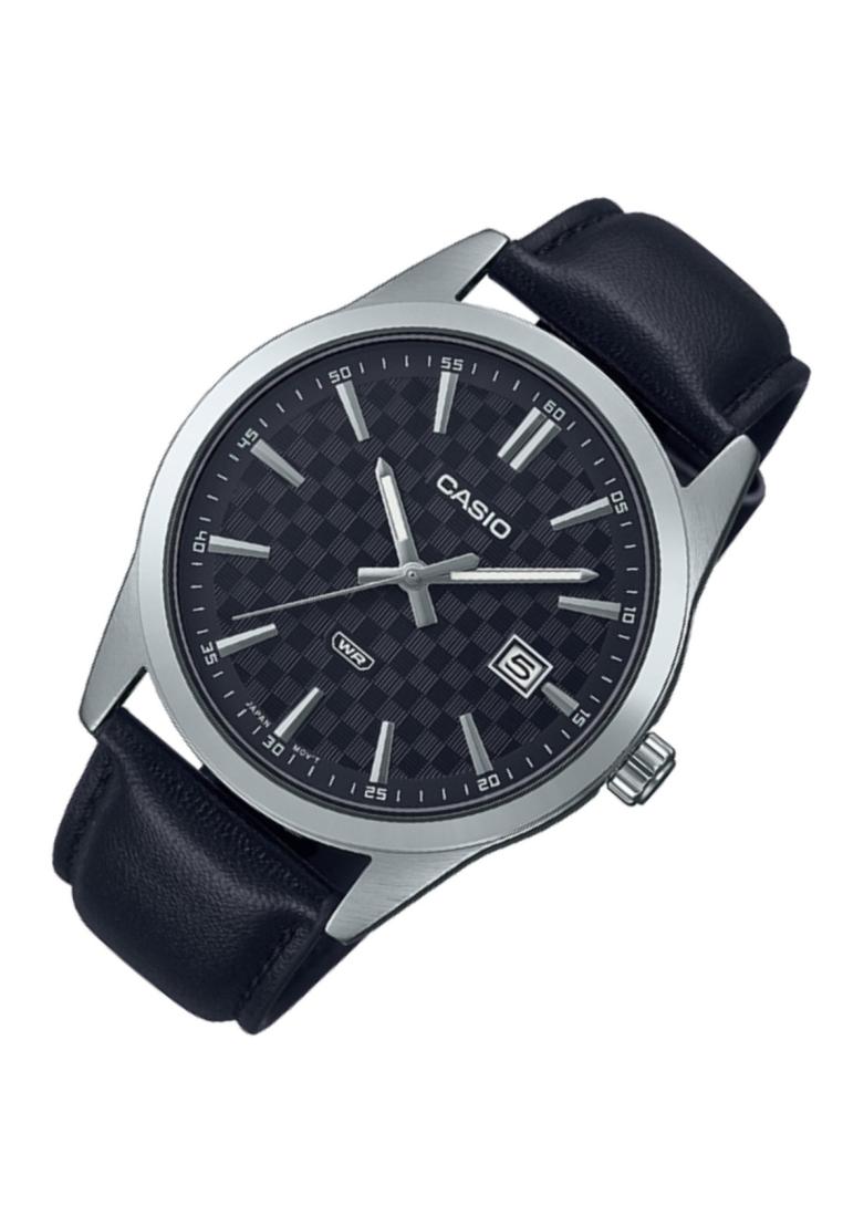 Casio MTP-VD03L-1A Analog Leather Strap Watch For Men-Watch Portal Philippines