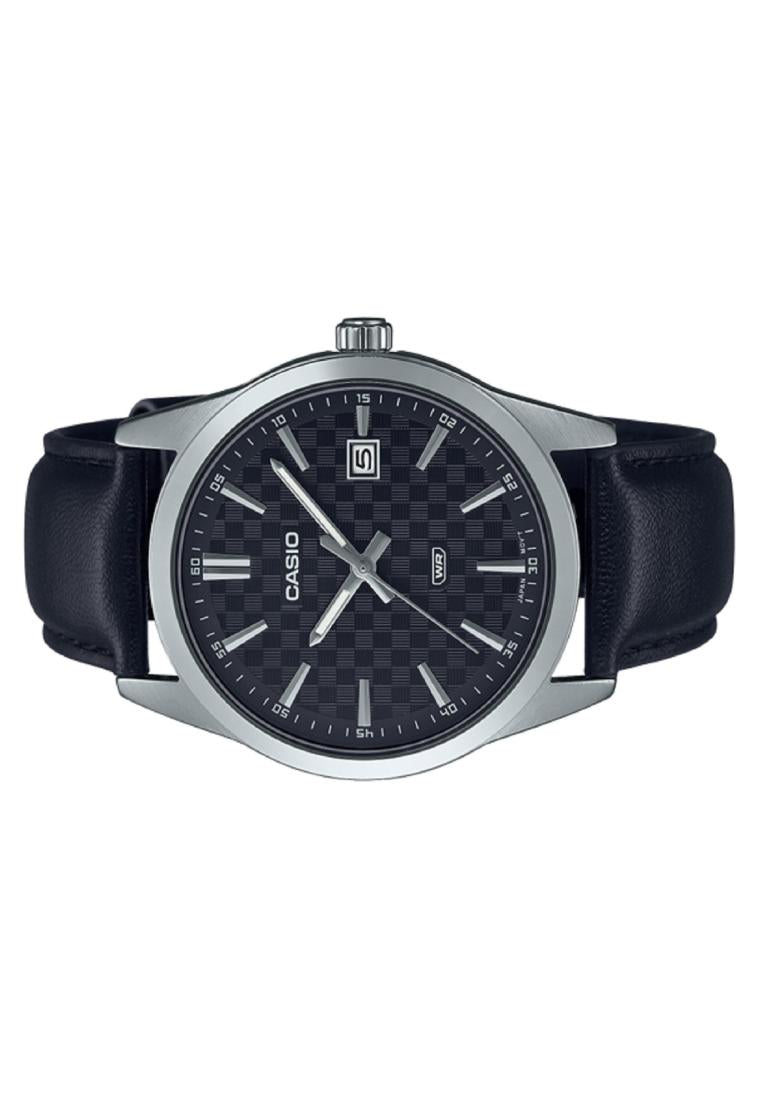 Casio MTP-VD03L-1A Analog Leather Strap Watch For Men-Watch Portal Philippines