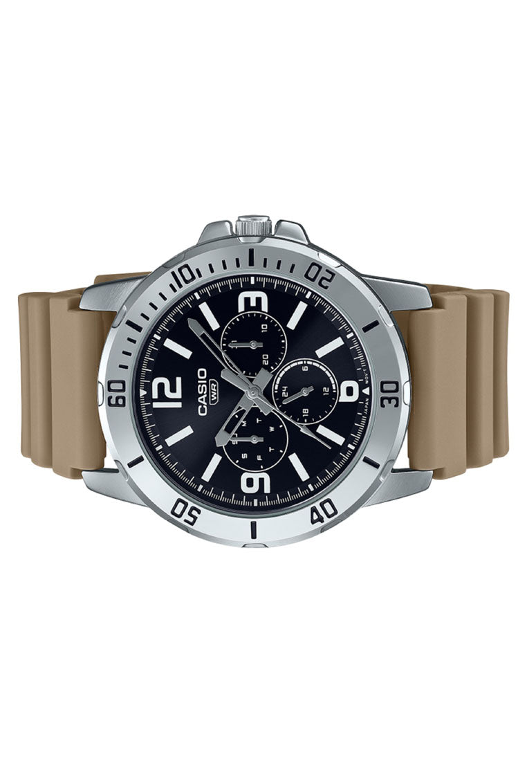 Casio MTP-VD300-5B Analog Rubber Strap Watch For Men-Watch Portal Philippines
