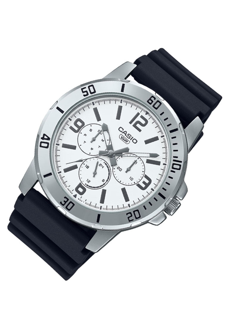 Casio MTP-VD300-7B Analog Rubber Strap Watch For Men-Watch Portal Philippines