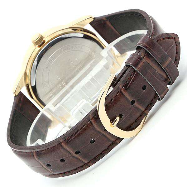 Casio MTP-VS01GL-1A Brown Leather Watch for Men-Watch Portal Philippines