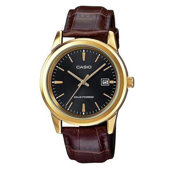 Casio MTP-VS01GL-1A Brown Leather Watch for Men-Watch Portal Philippines