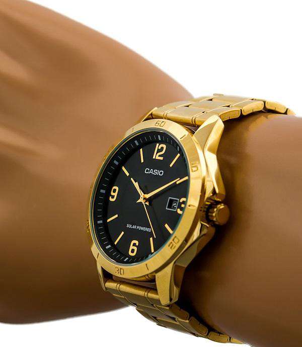 Casio MTP-VS02G-1A Gold Plated Watch For Men-Watch Portal Philippines