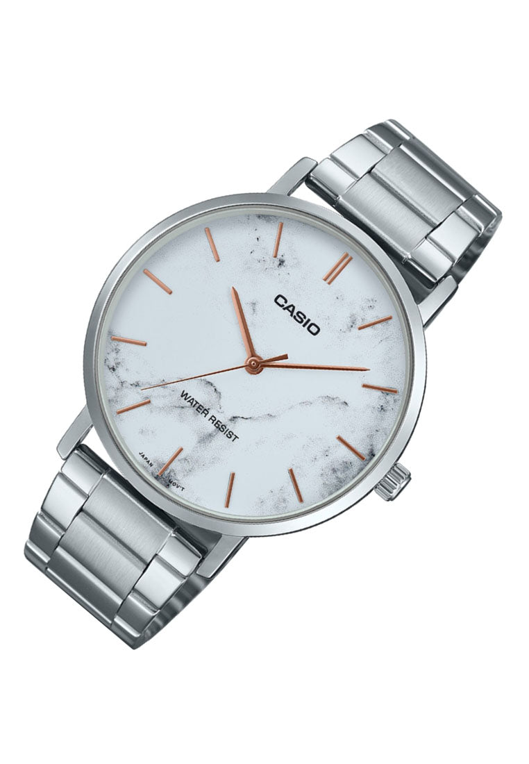 Casio MTP-VT01DM-7A Analog Stainless Steel Watch for Men-Watch Portal Philippines