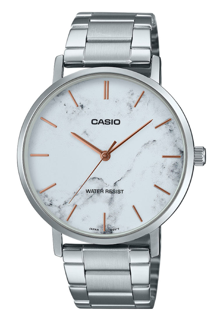 Casio MTP-VT01DM-7A Analog Stainless Steel Watch for Men-Watch Portal Philippines