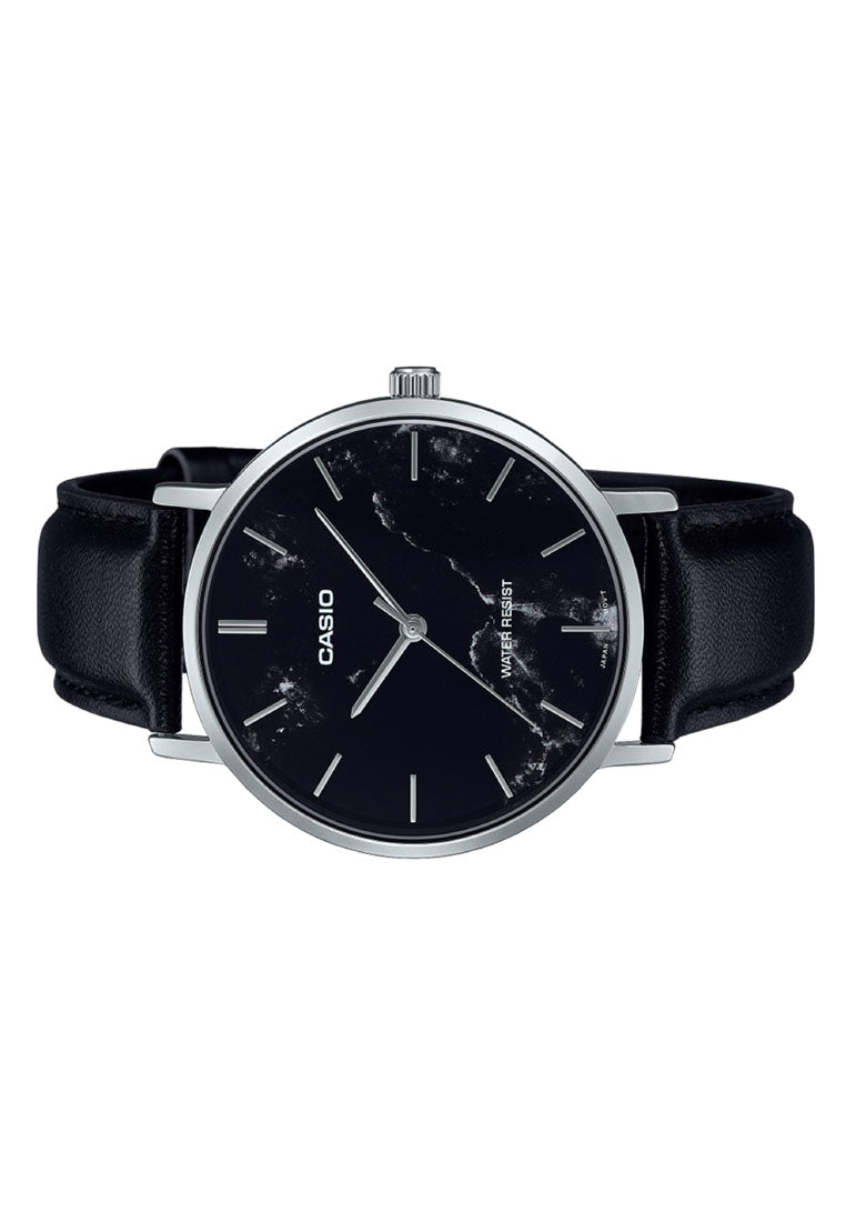Casio MTP-VT01LM-1A Analog Leather Watch for Men-Watch Portal Philippines