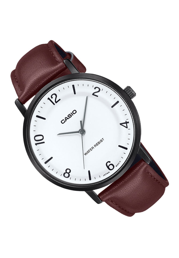 Casio MTP-VT03BL-7B Analog Leather Band Watch For Men-Watch Portal Philippines