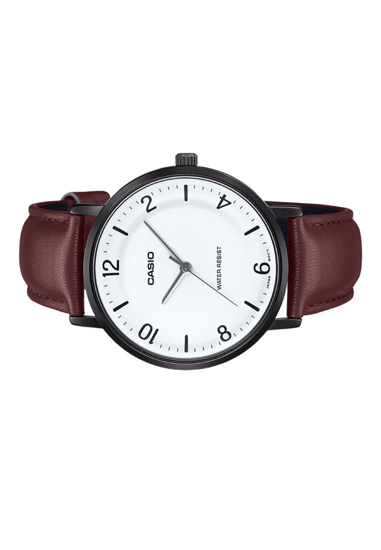 Casio MTP-VT03BL-7B Analog Leather Band Watch For Men-Watch Portal Philippines