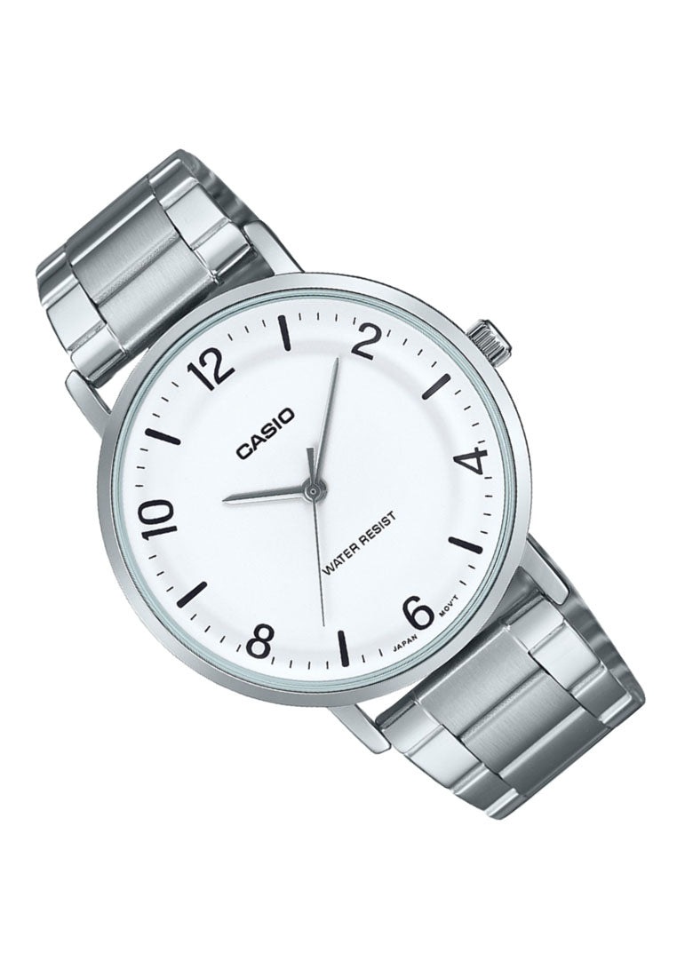 Casio MTP-VT03D-7B Analog Stainless Steel Band Watch For Men-Watch Portal Philippines