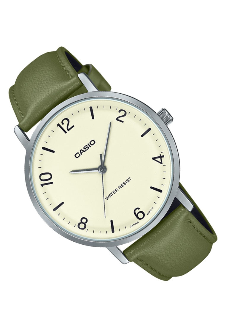 Casio MTP-VT03L-7B Analog Leather Band Watch For Men-Watch Portal Philippines