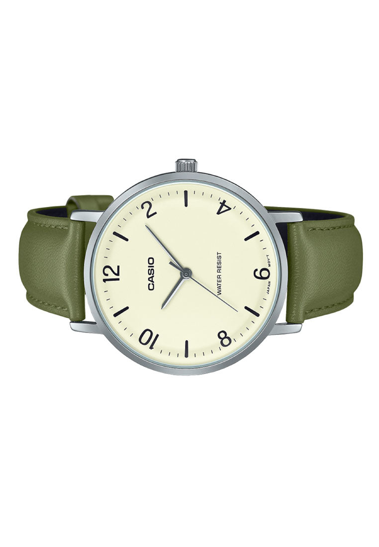 Casio MTP-VT03L-7B Analog Leather Band Watch For Men-Watch Portal Philippines