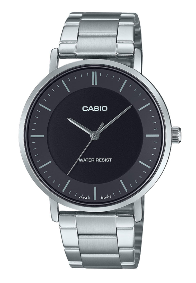 Casio MTP-VT04D-1E Analog Stainless Steel Band Watch For Men-Watch Portal Philippines