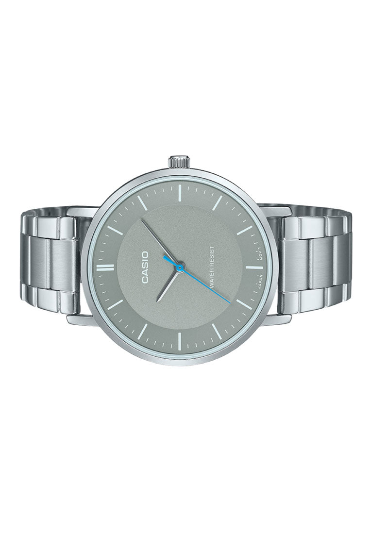 Casio MTP-VT04D-8E Analog Stainless Steel Band Watch For Men-Watch Portal Philippines