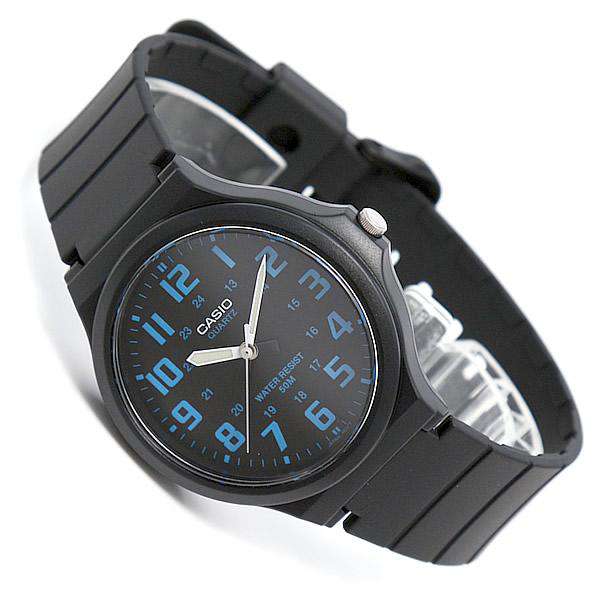 Casio MW-240-2BVDF Black Resin Strap Watch for Men-Watch Portal Philippines